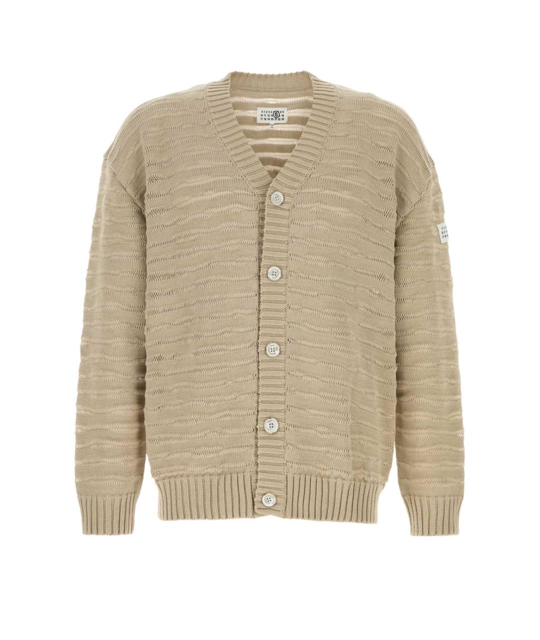 MM6 MAISON MARGIELA Бежевый кардиган, фото 1