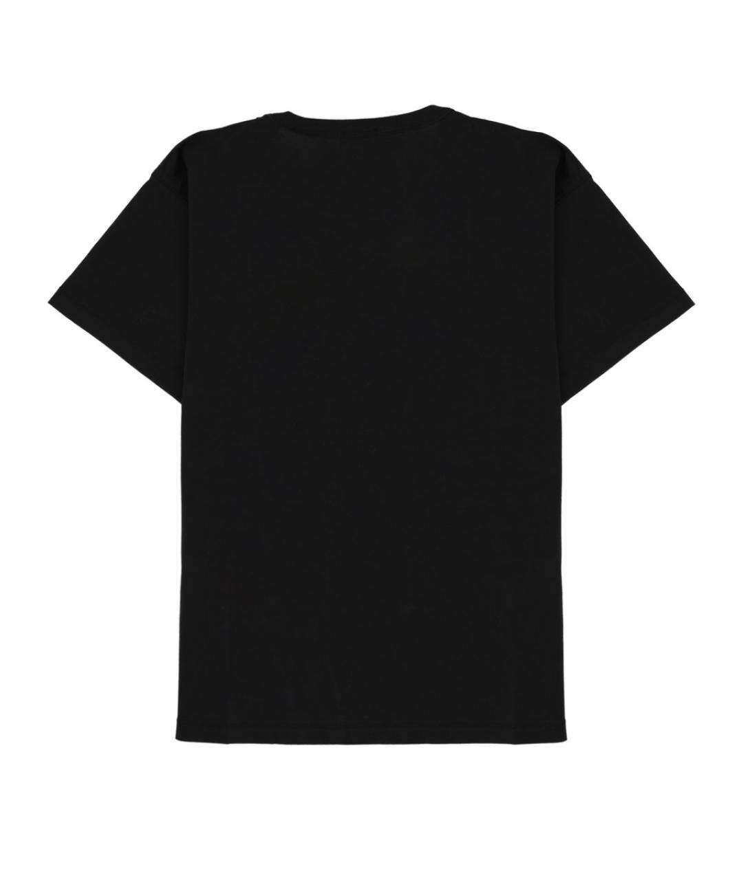 DIESEL Черная хлопковая футболка, фото 2