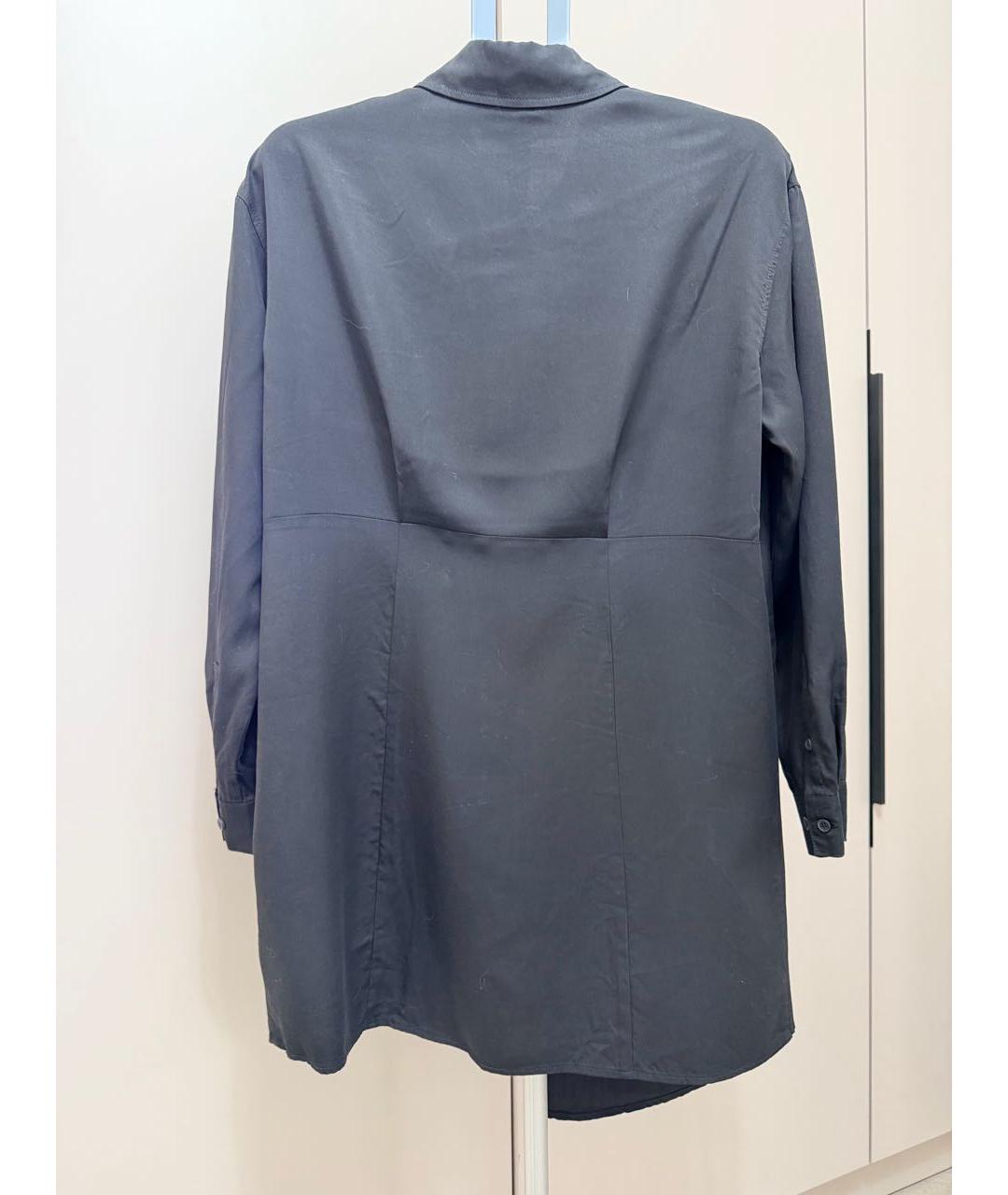 KARL LAGERFELD Черное хлопковое повседневное платье, фото 2