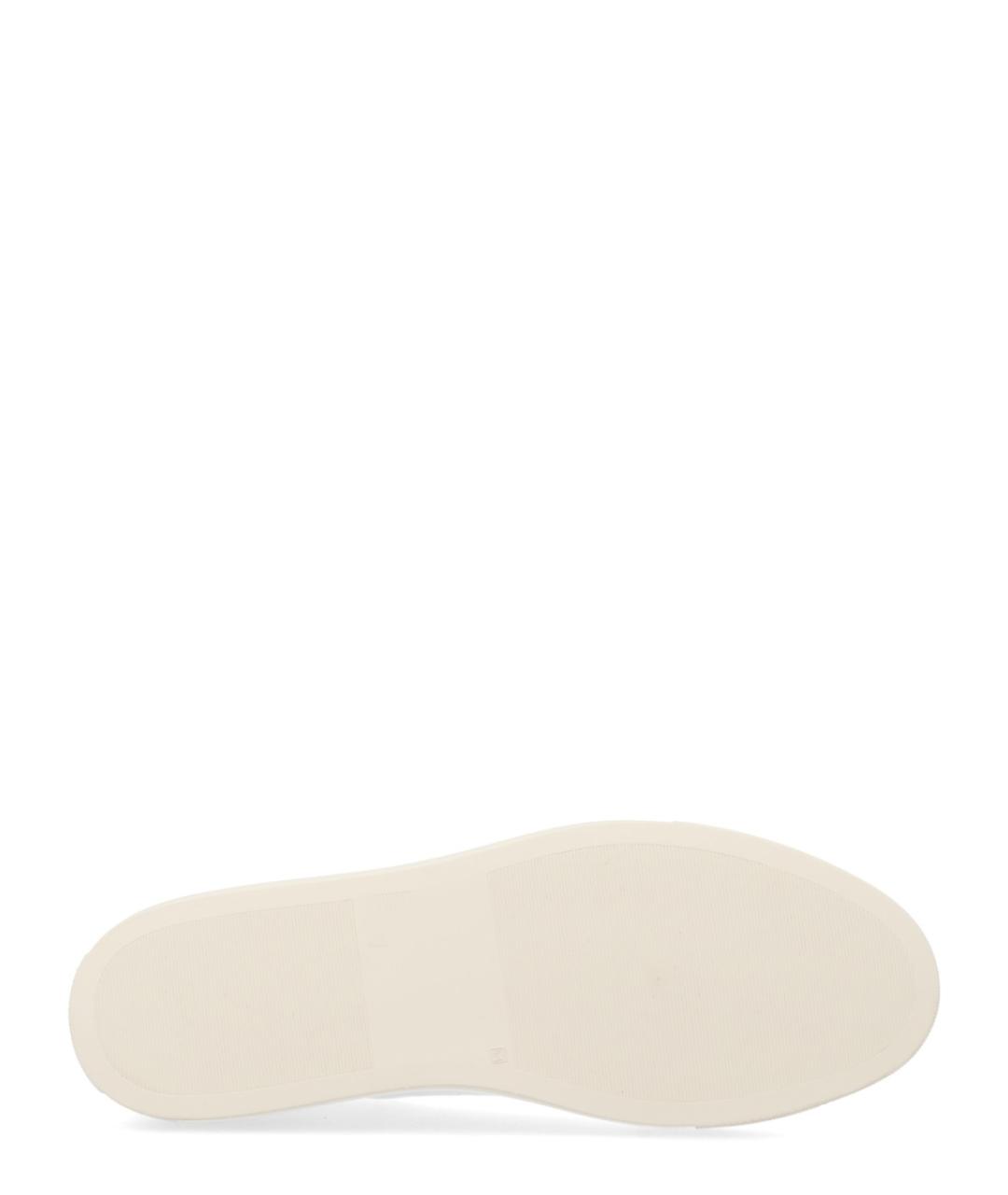 COMMON PROJECTS Белые кожаные низкие кроссовки / кеды, фото 5