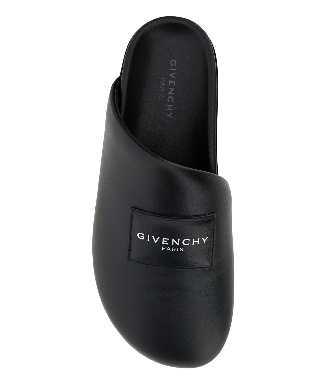 GIVENCHY Черные кожаные сандалии, фото 3