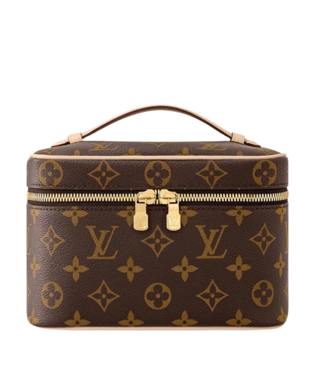 LOUIS VUITTON Коричневая косметичка, фото 1