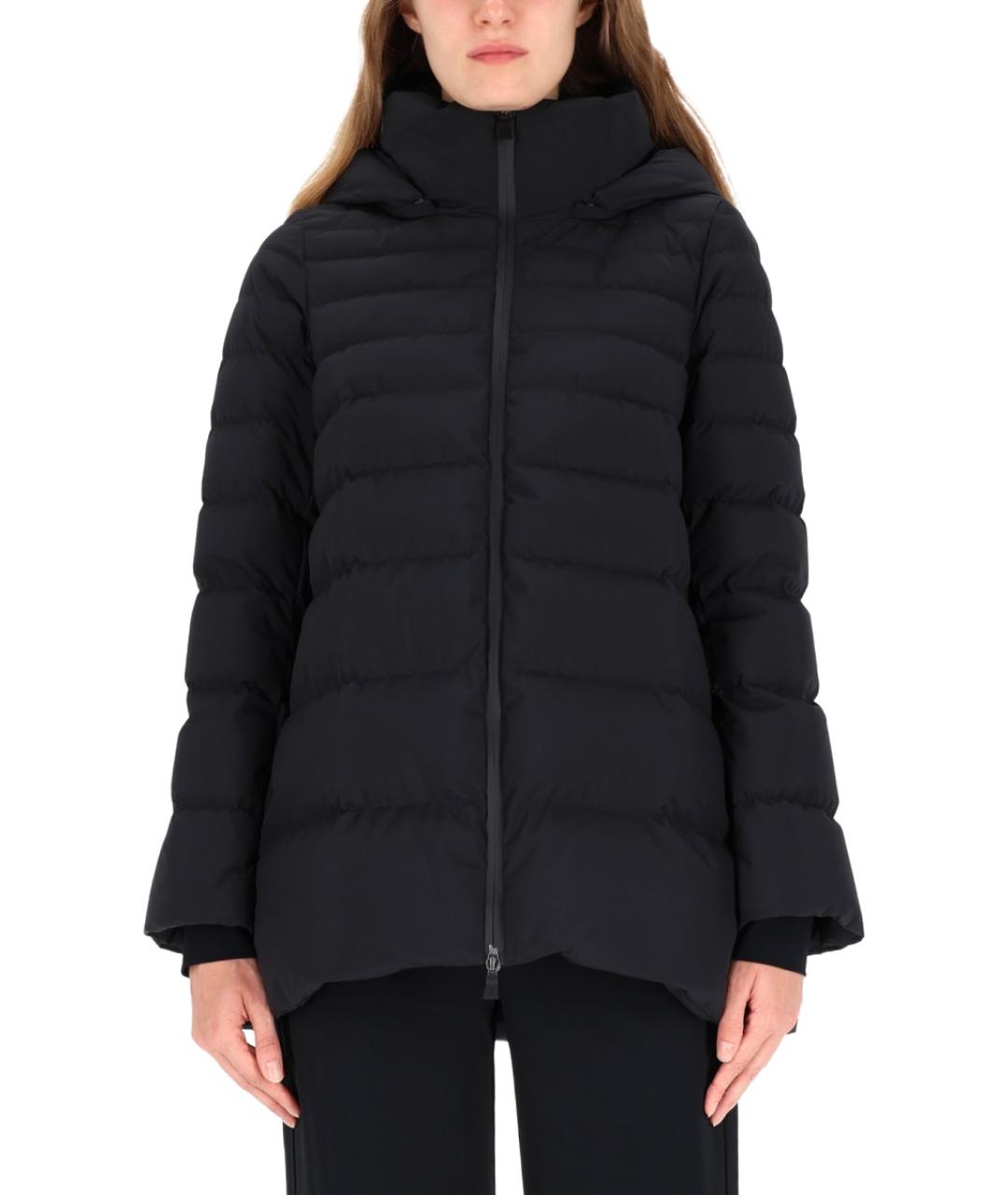 HERNO Черный полиэстеровый пуховик, фото 1