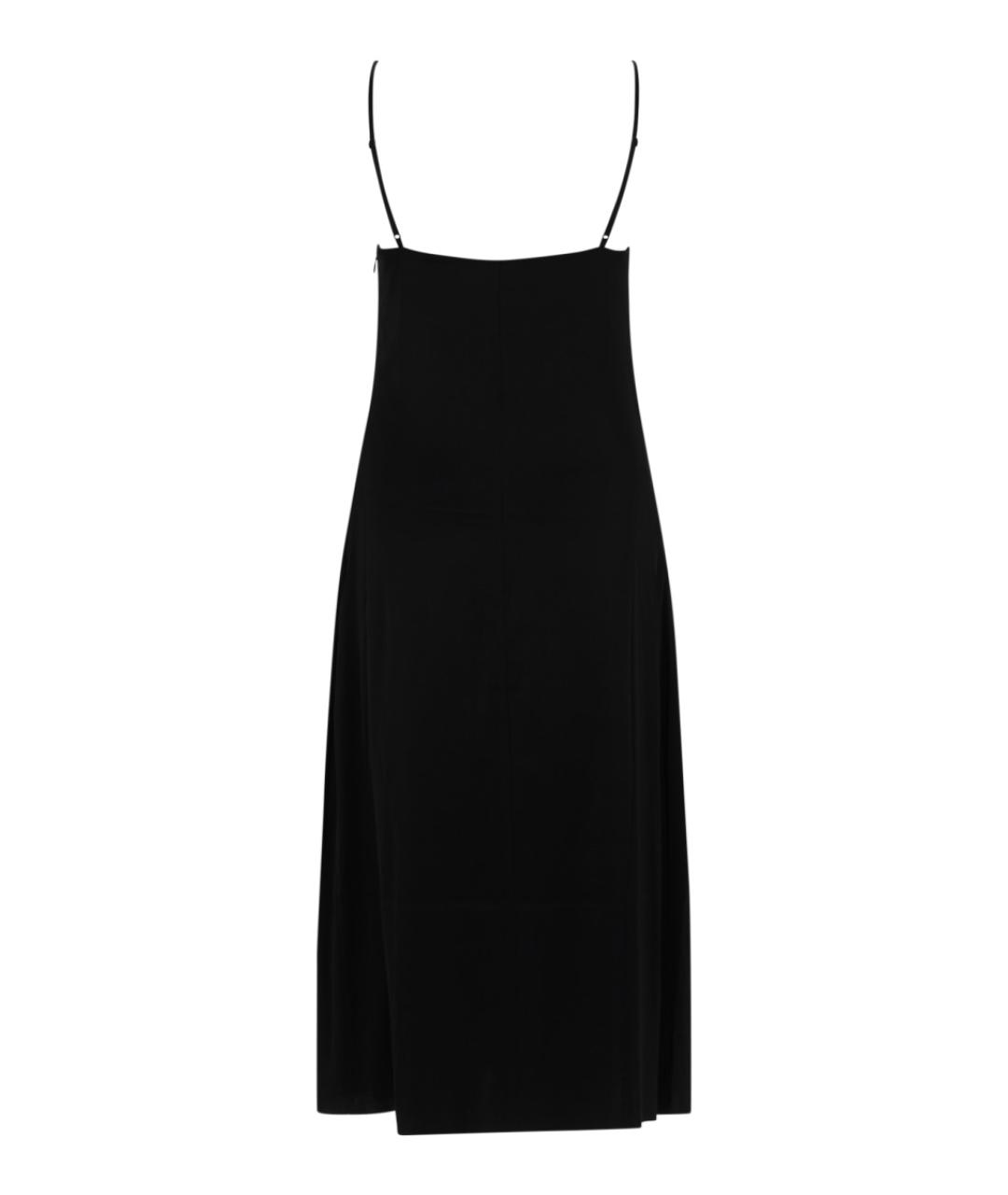 ACNE STUDIOS Черное вискозное коктейльное платье, фото 2