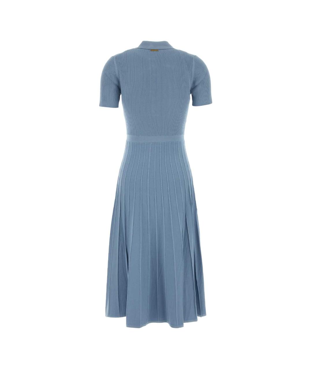 MICHAEL KORS Голубое полиэстеровое повседневное платье, фото 2