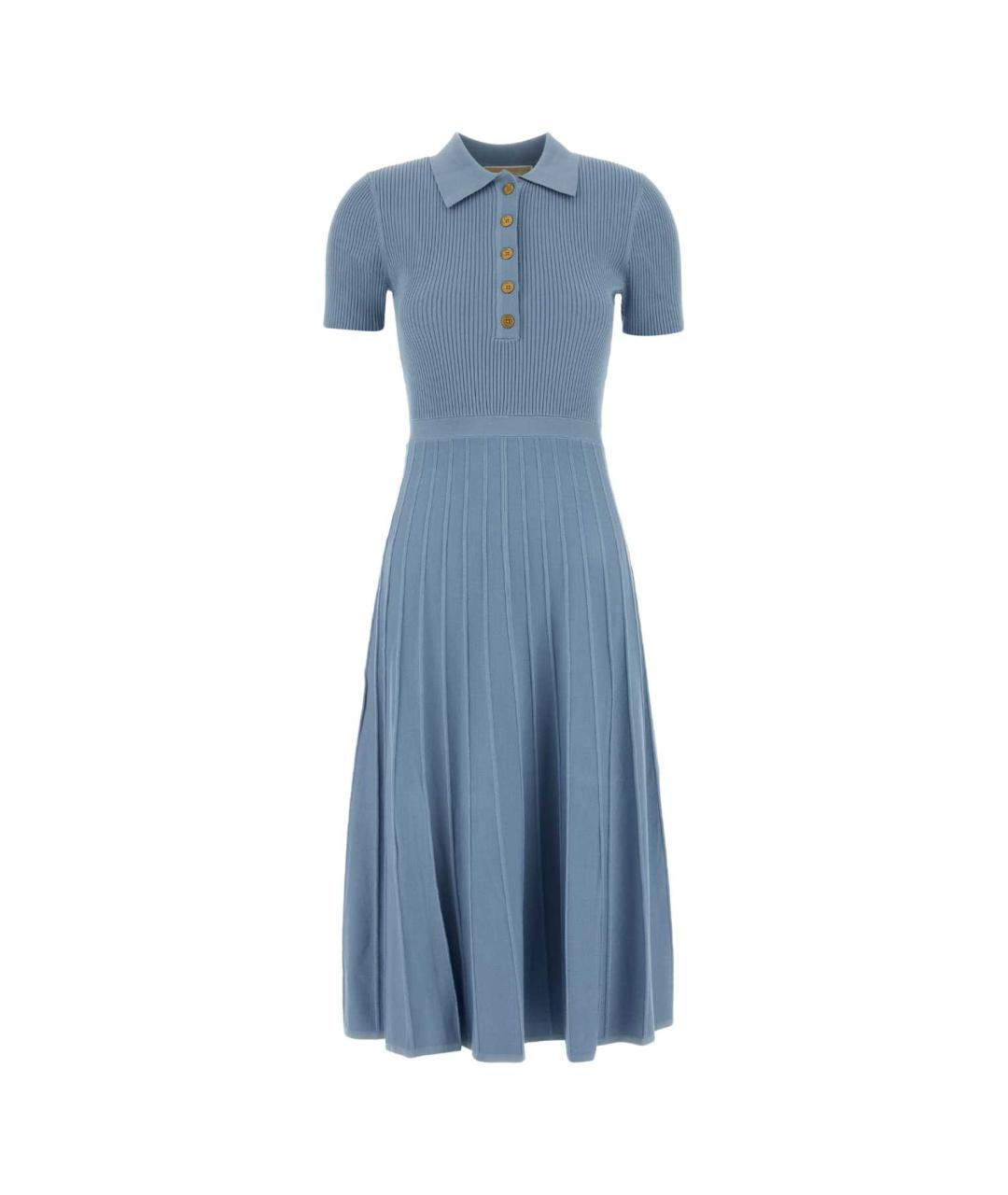MICHAEL KORS Голубое полиэстеровое повседневное платье, фото 1