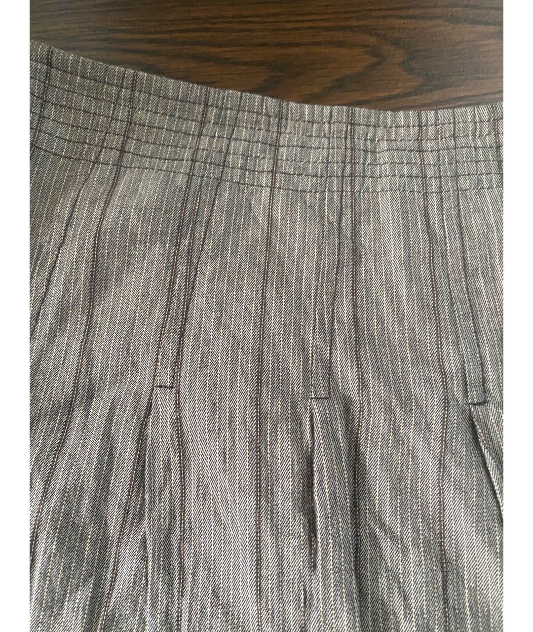 BCBG MAXAZRIA Коричневая хлопковая юбка миди, фото 2