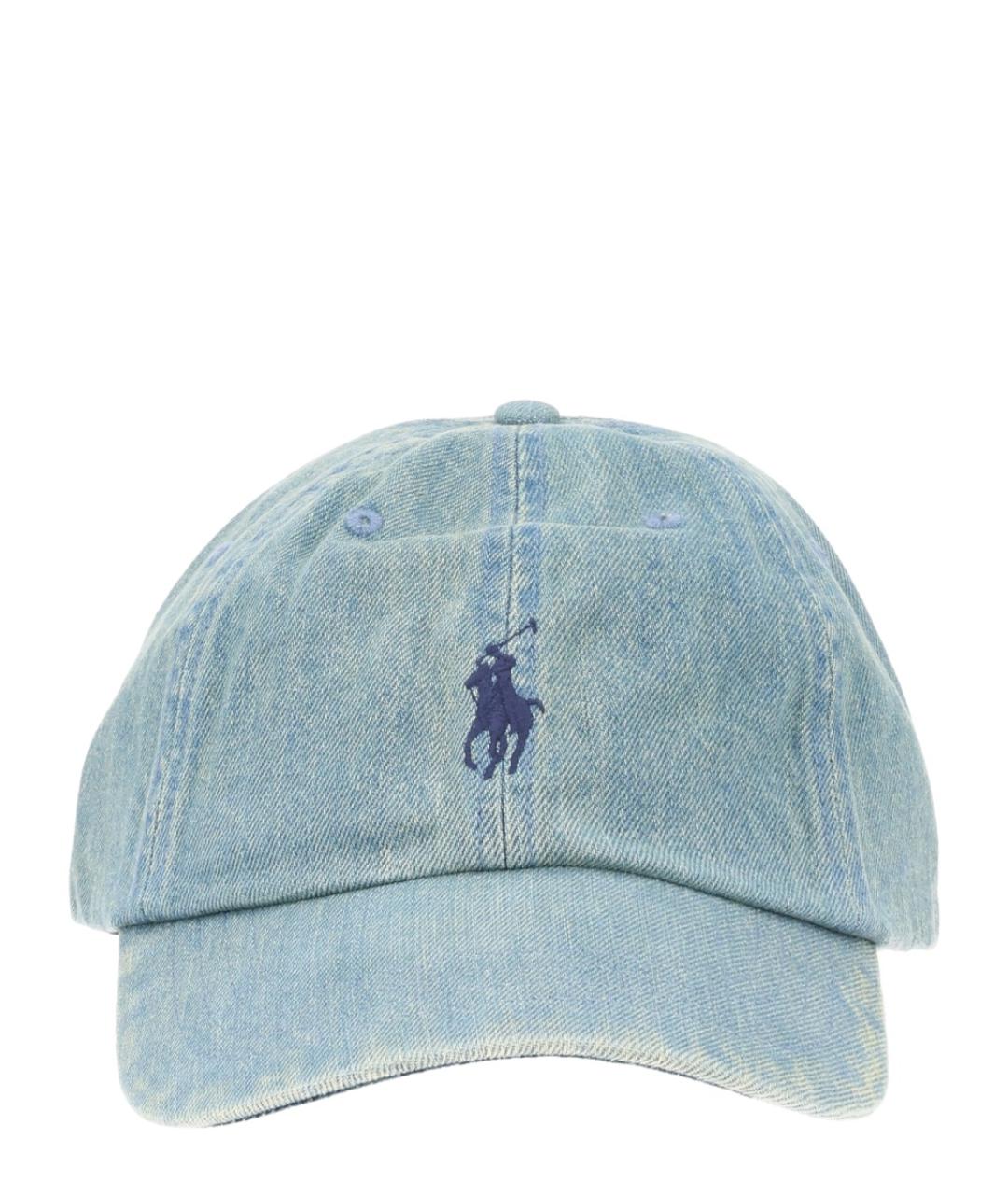 POLO RALPH LAUREN Голубая хлопковая кепка/бейсболка, фото 1
