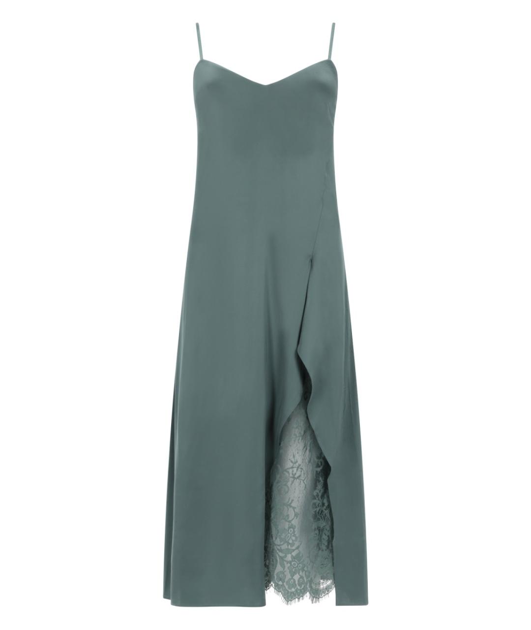 ACNE STUDIOS Зеленые вискозное коктейльное платье, фото 1