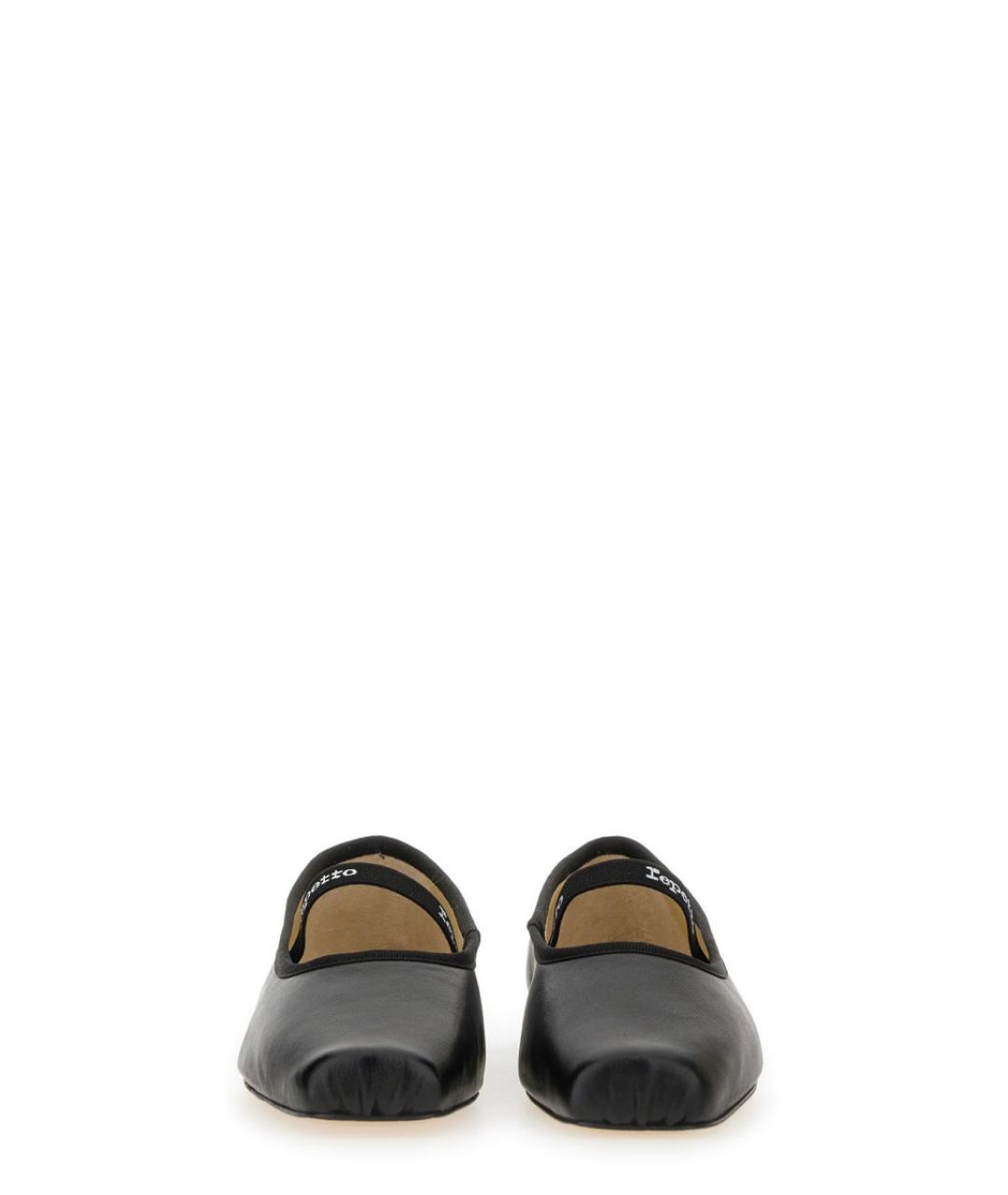 REPETTO Черные кожаные балетки, фото 4
