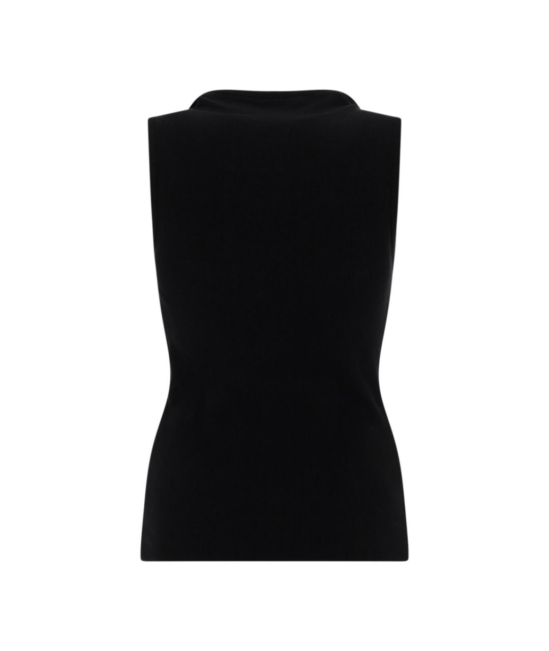 LEMAIRE Черная хлопковая блузы, фото 3