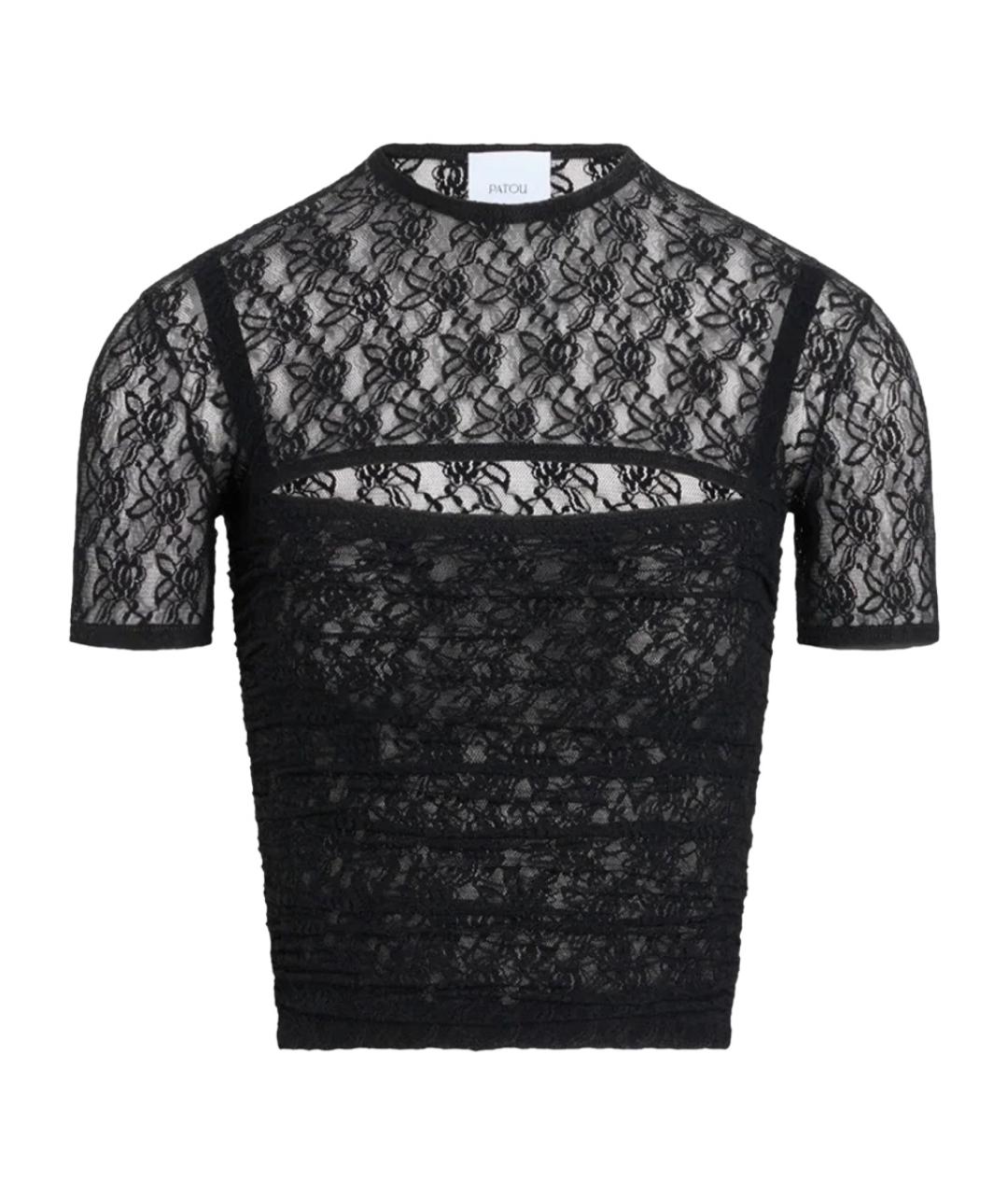 PATOU Черная полиамидовая блузы, фото 1