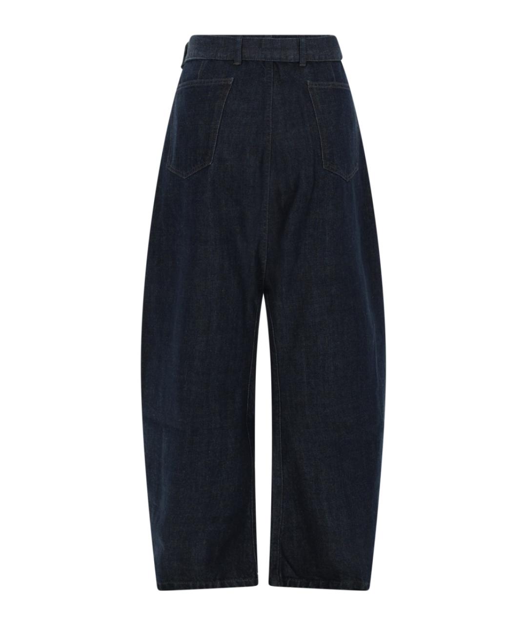 LEMAIRE Синие полиэстеровые повседневные брюки, фото 2