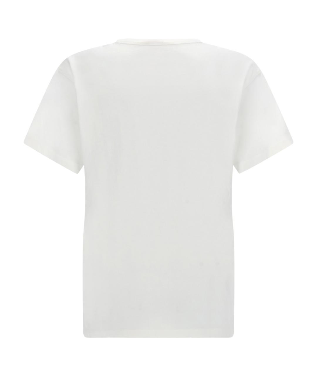 DIESEL Белая хлопковая футболка, фото 2