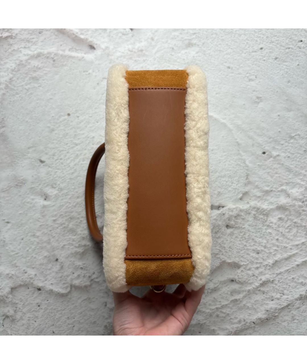 UGG AUSTRALIA Замшевая сумка с короткими ручками, фото 4