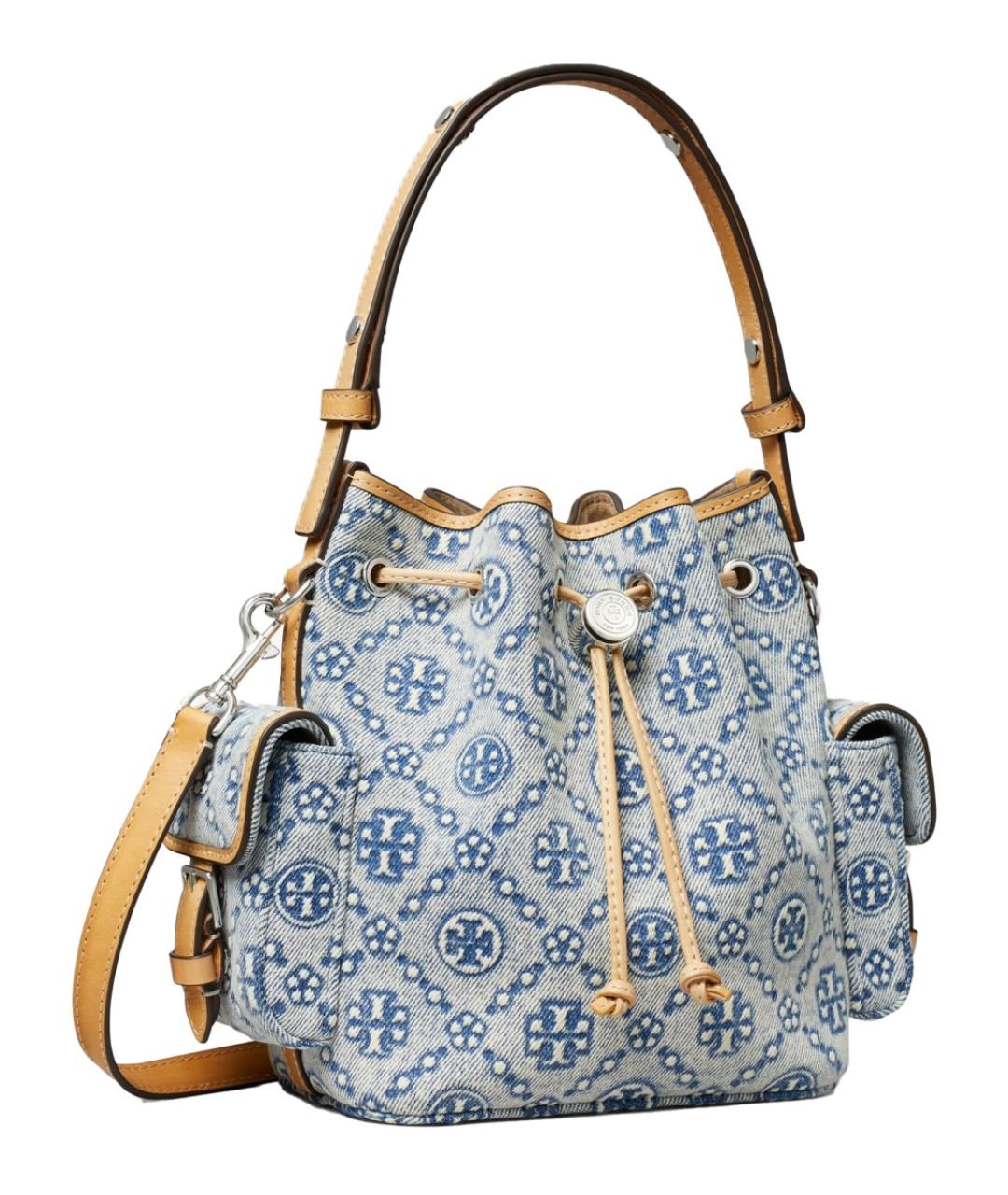 TORY BURCH Синяя сумка тоут, фото 4