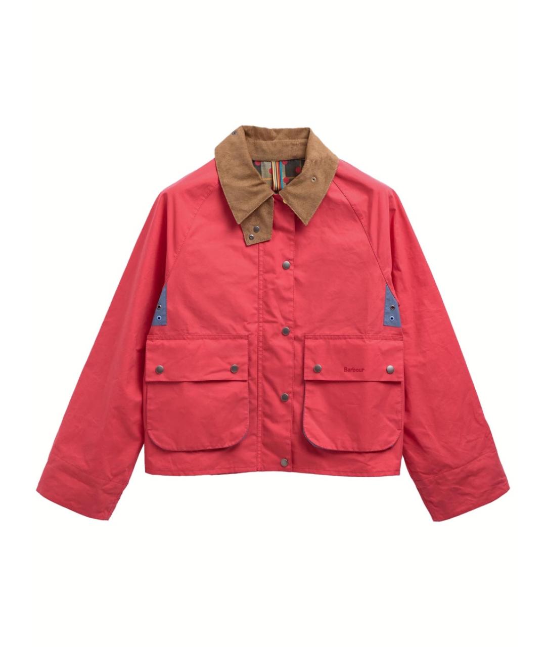 BARBOUR Красная хлопковая куртка, фото 1