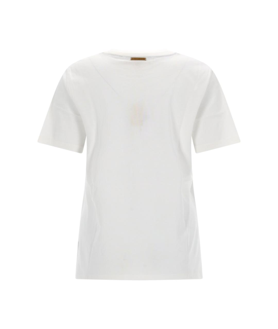 MICHAEL KORS Белая хлопковая футболка, фото 2