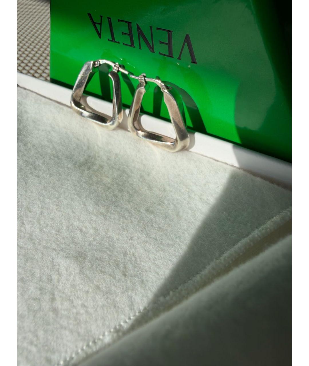 BOTTEGA VENETA Серебряные серебряные серьги, фото 8