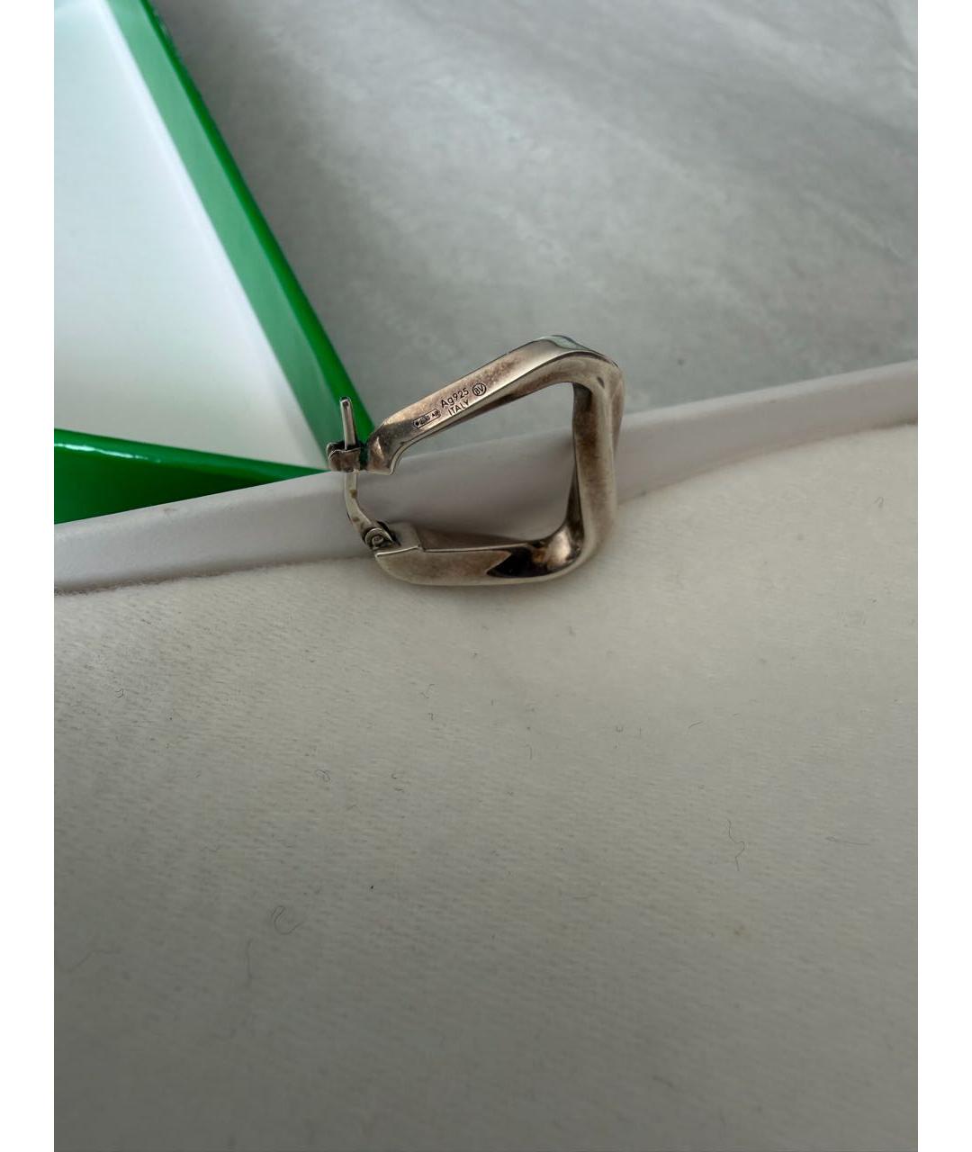 BOTTEGA VENETA Серебряные серебряные серьги, фото 6