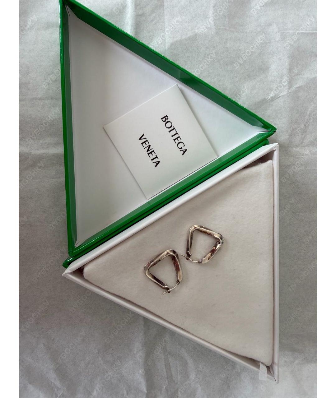 BOTTEGA VENETA Серебряные серебряные серьги, фото 3