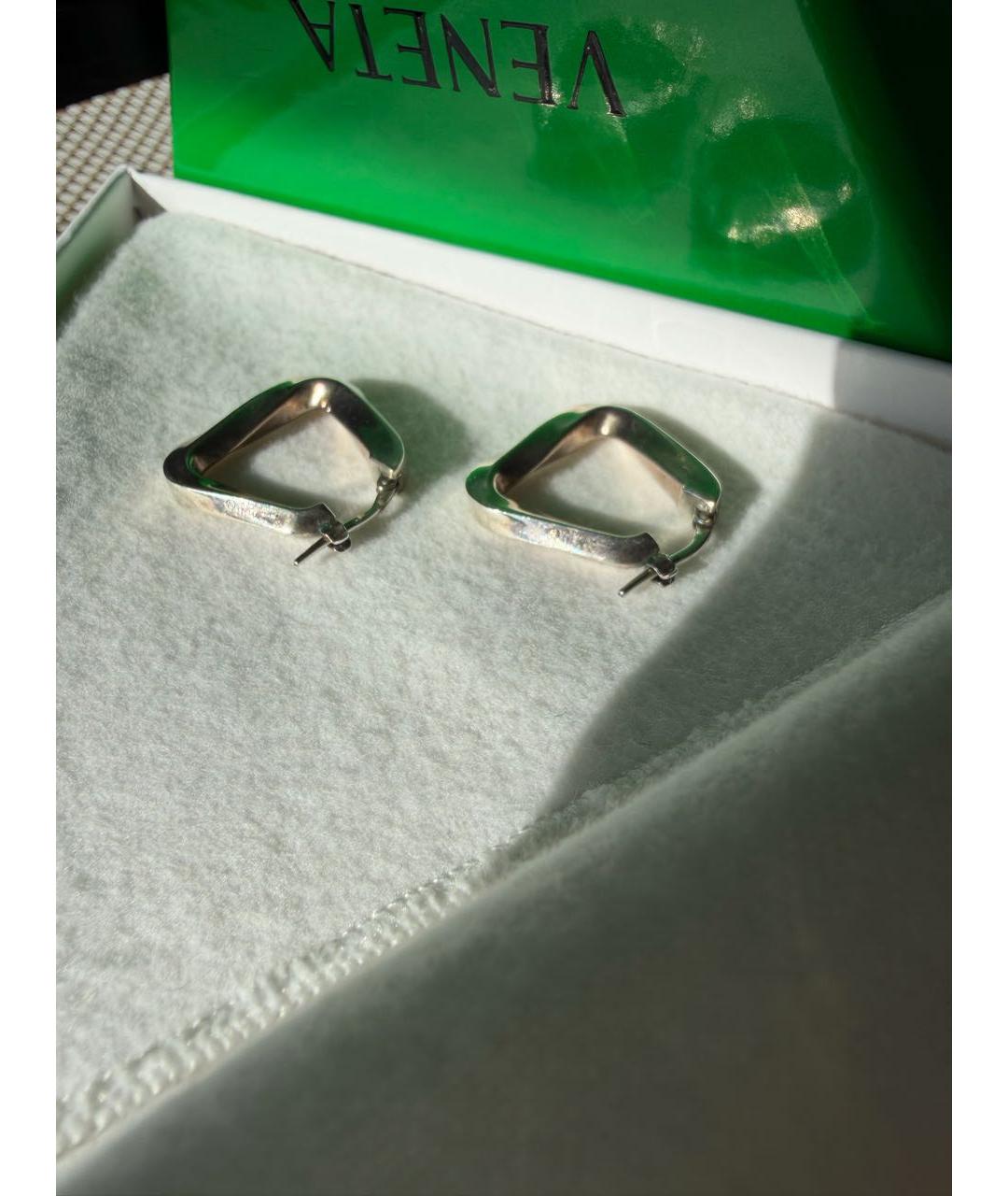 BOTTEGA VENETA Серебряные серебряные серьги, фото 2