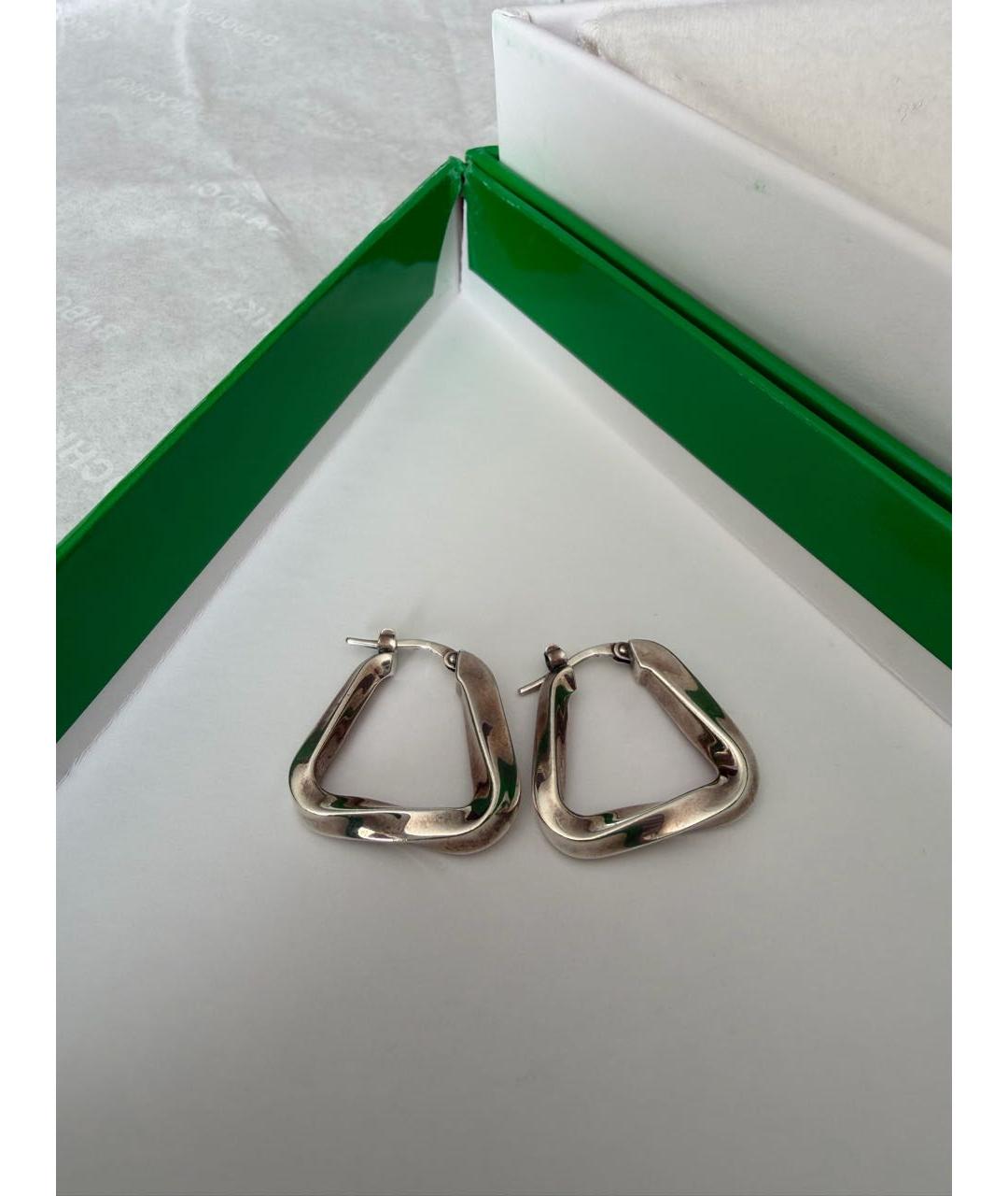 BOTTEGA VENETA Серебряные серебряные серьги, фото 9