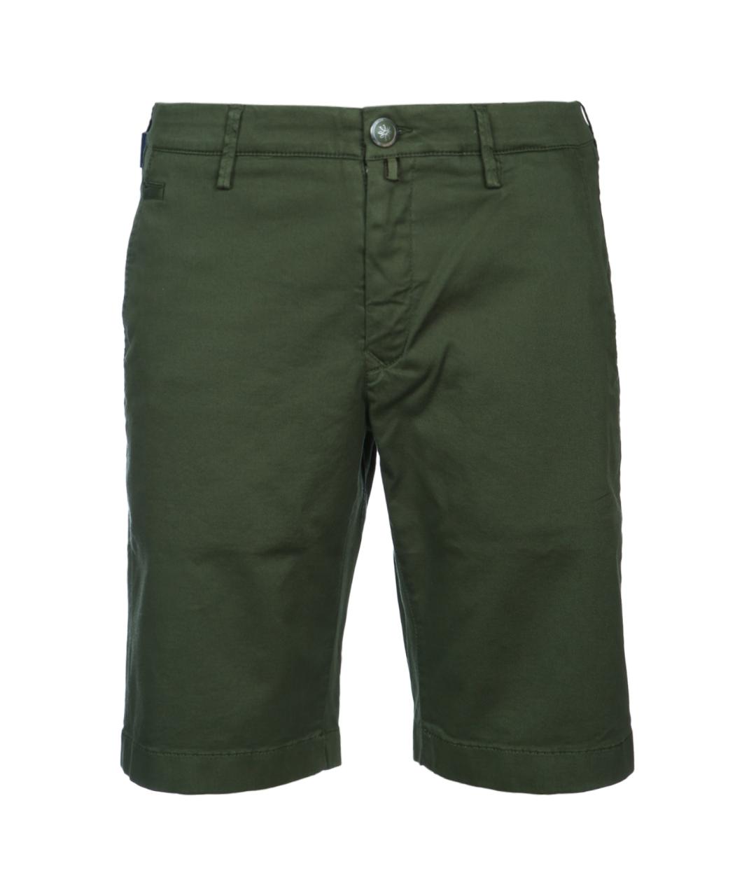 JACOB COHEN Зеленые хлопковые шорты, фото 1