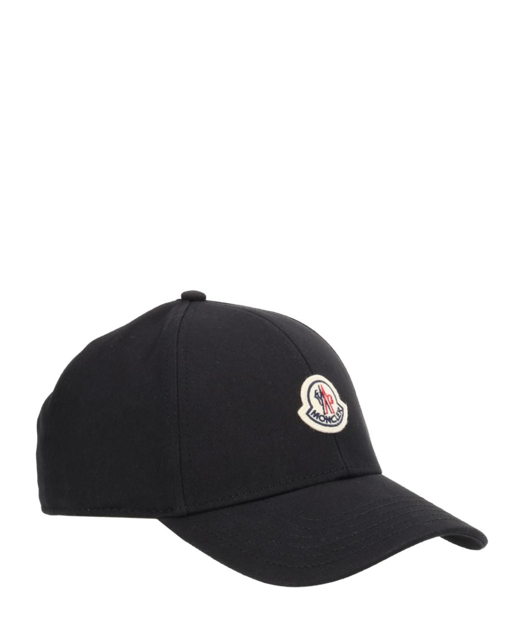 MONCLER Черная хлопковая кепка/бейсболка, фото 3