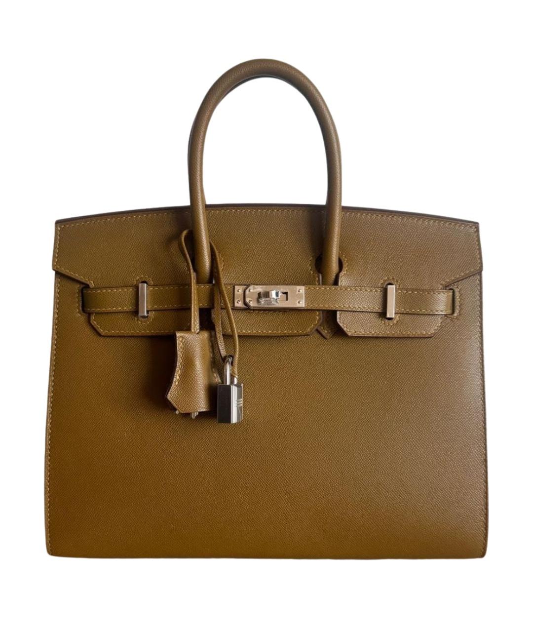 HERMES Кожаная сумка с короткими ручками, фото 1