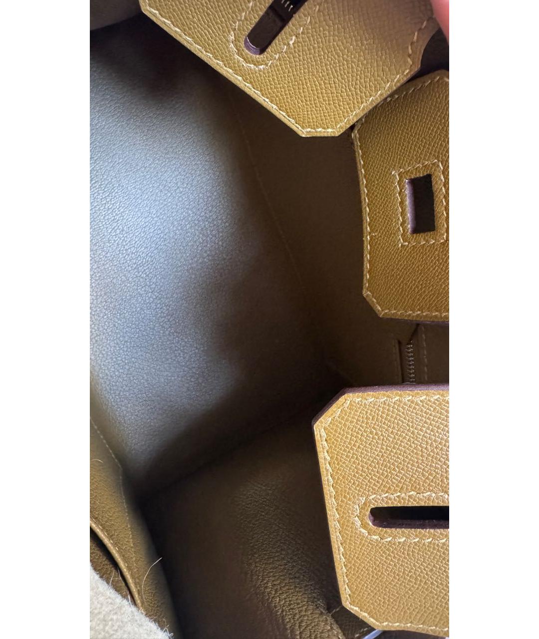 HERMES Кожаная сумка с короткими ручками, фото 4