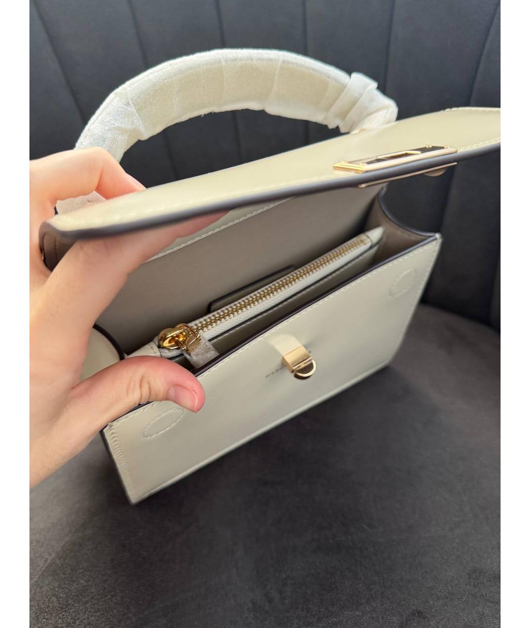 MARC JACOBS Бежевая кожаная сумка через плечо, фото 4