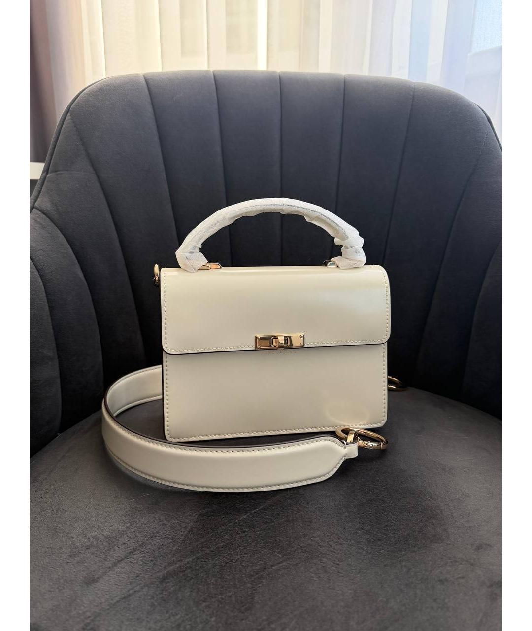 MARC JACOBS Бежевая кожаная сумка через плечо, фото 6