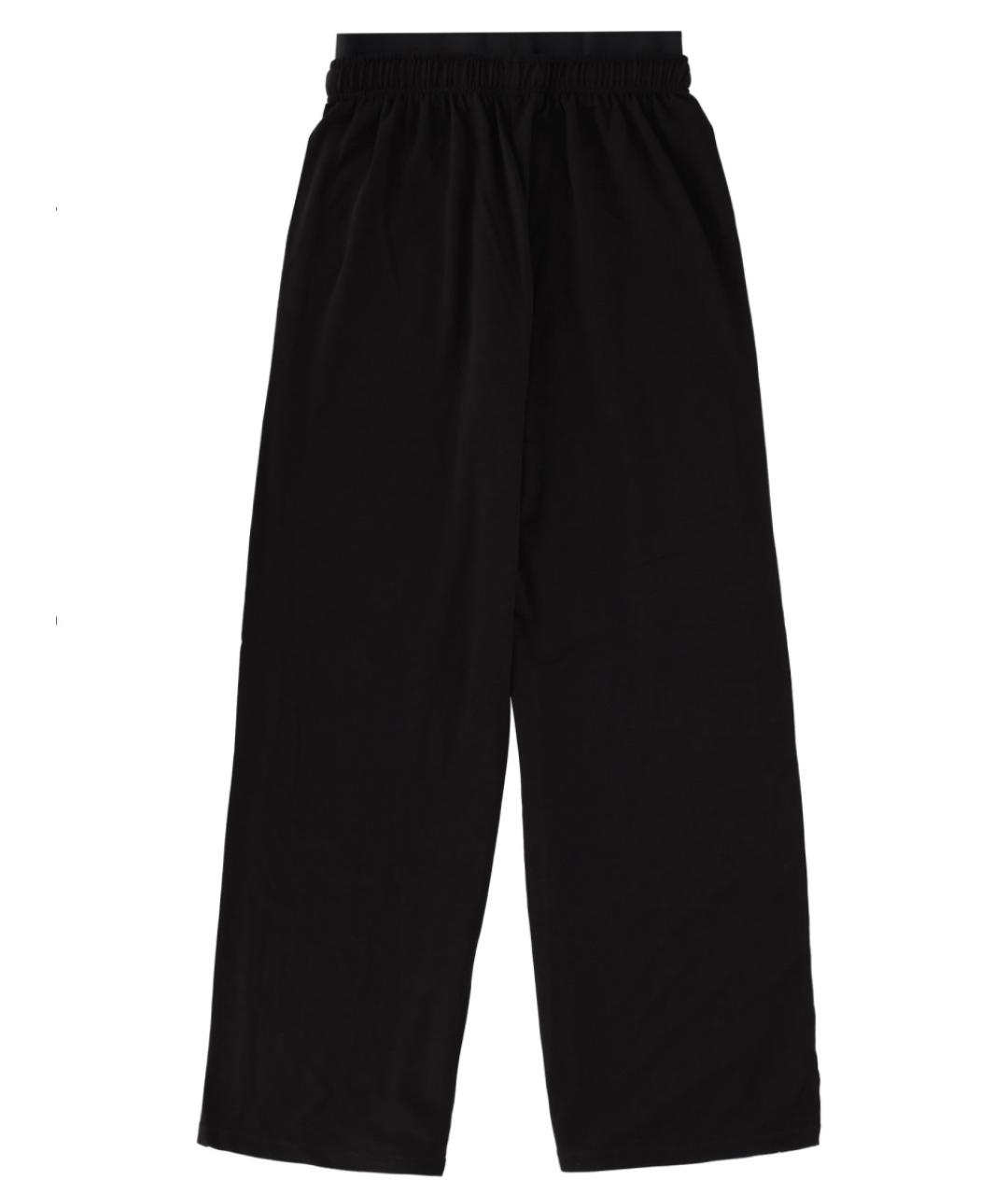 DIESEL Черные хлопковые прямые брюки, фото 2