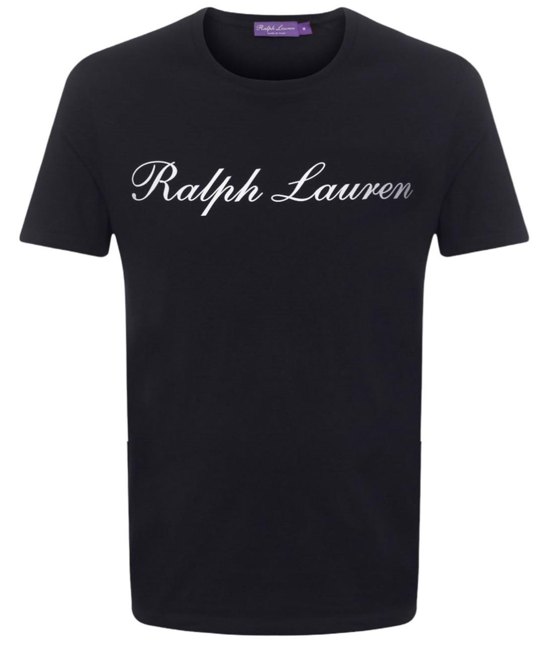 RALPH LAUREN PURPLE LABEL Темно-синяя хлопковая футболка, фото 9