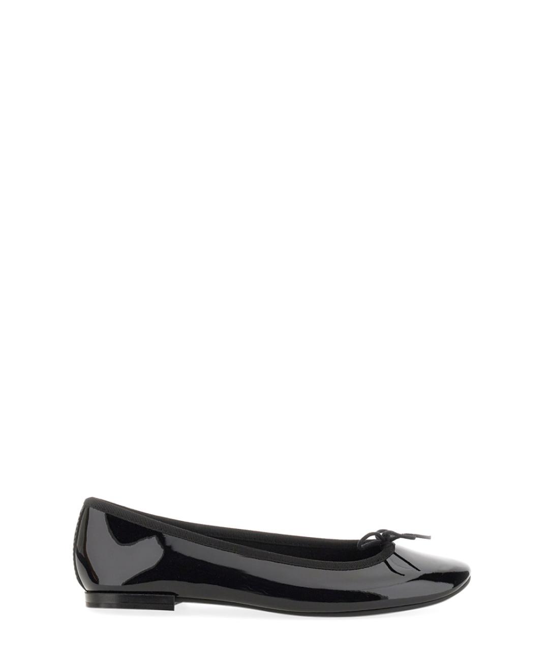 REPETTO Черные кожаные балетки, фото 1