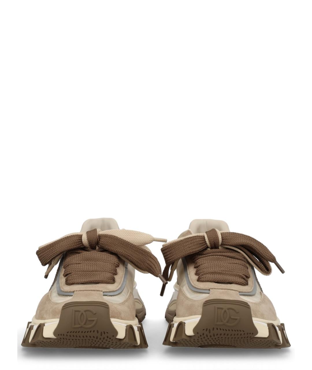 DOLCE&GABBANA Мульти текстильные низкие кроссовки / кеды, фото 3