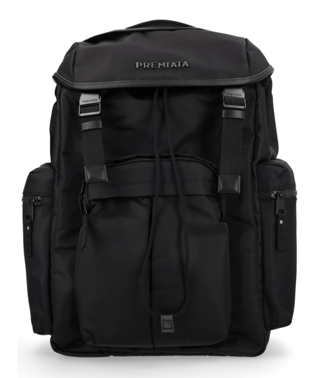PREMIATA Черный тканевый рюкзак, фото 1