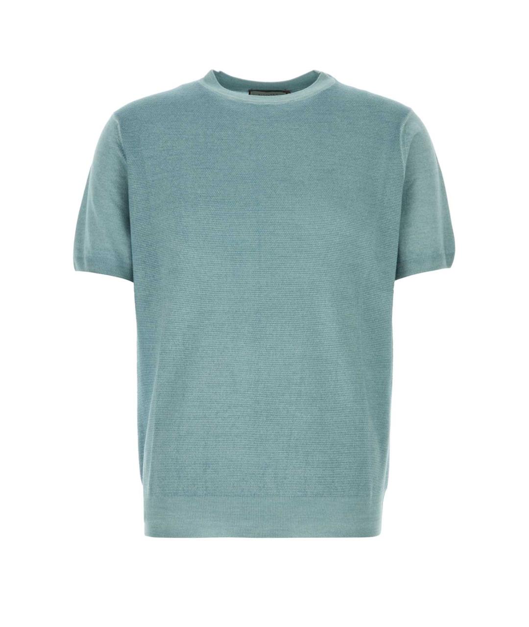 CANALI Голубая футболка, фото 1
