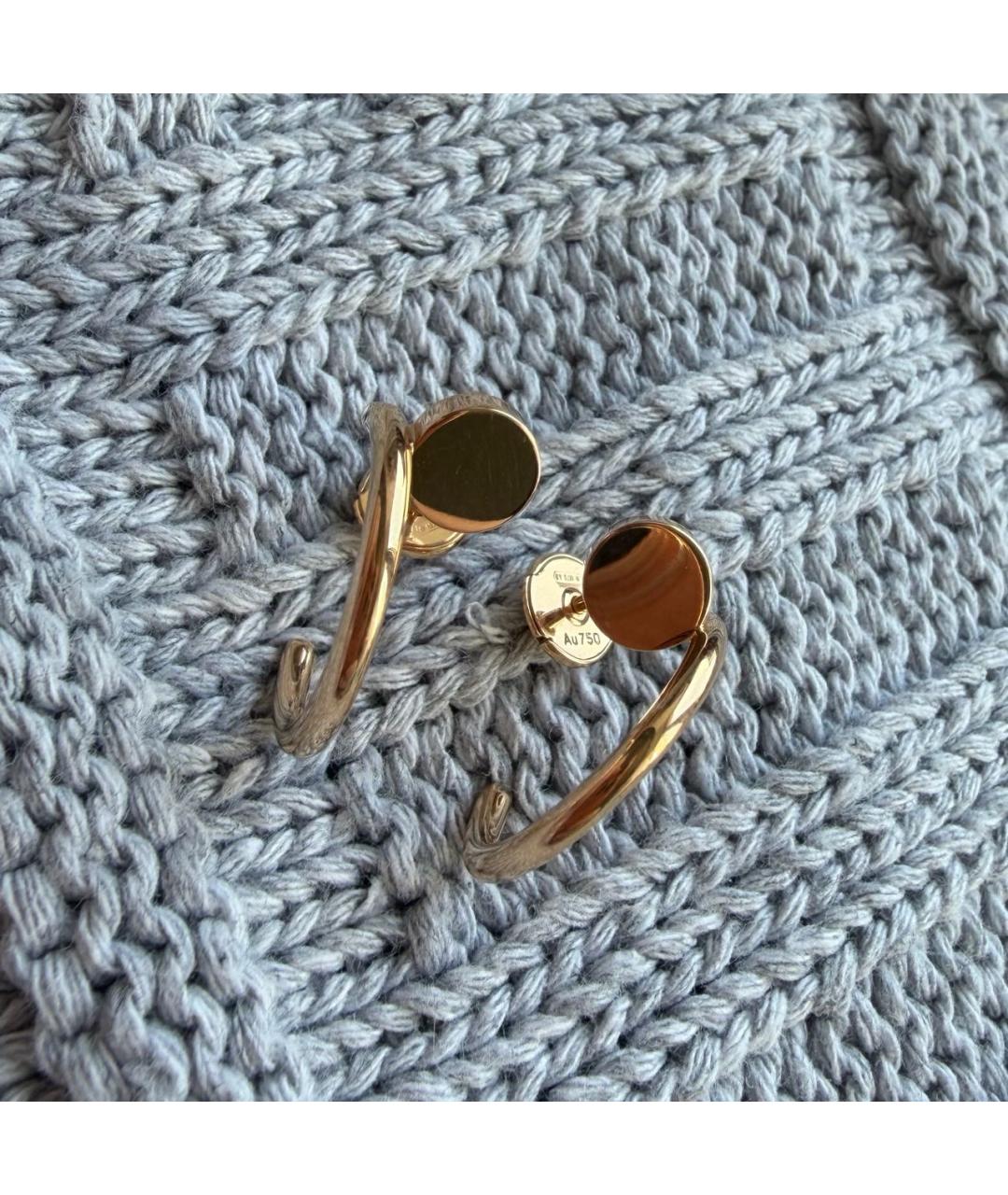 CARTIER Золотые серьги из розового золота, фото 7