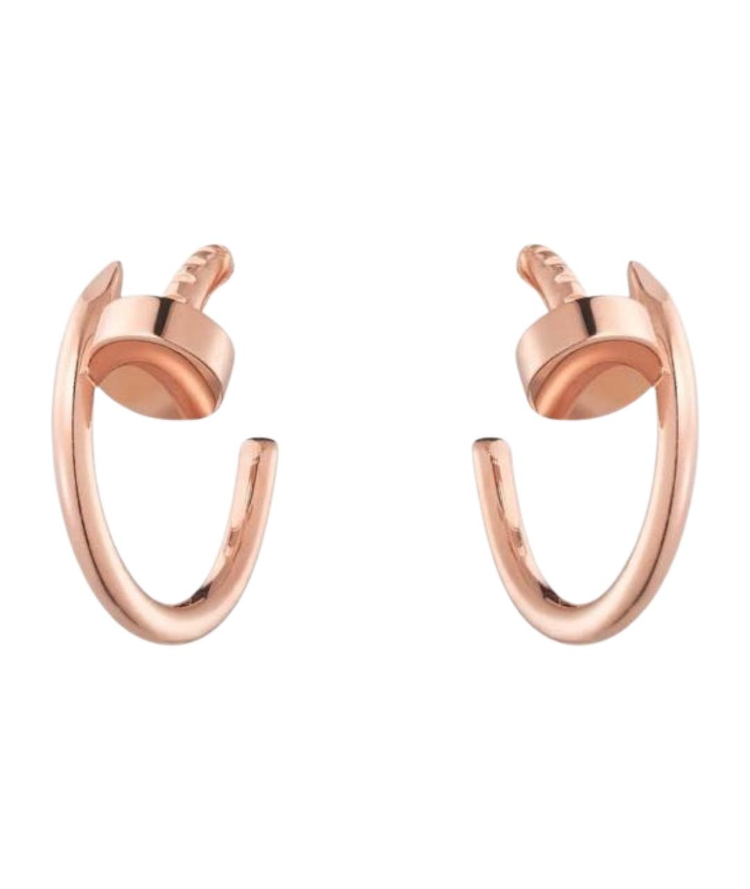 CARTIER Золотые серьги из розового золота, фото 1