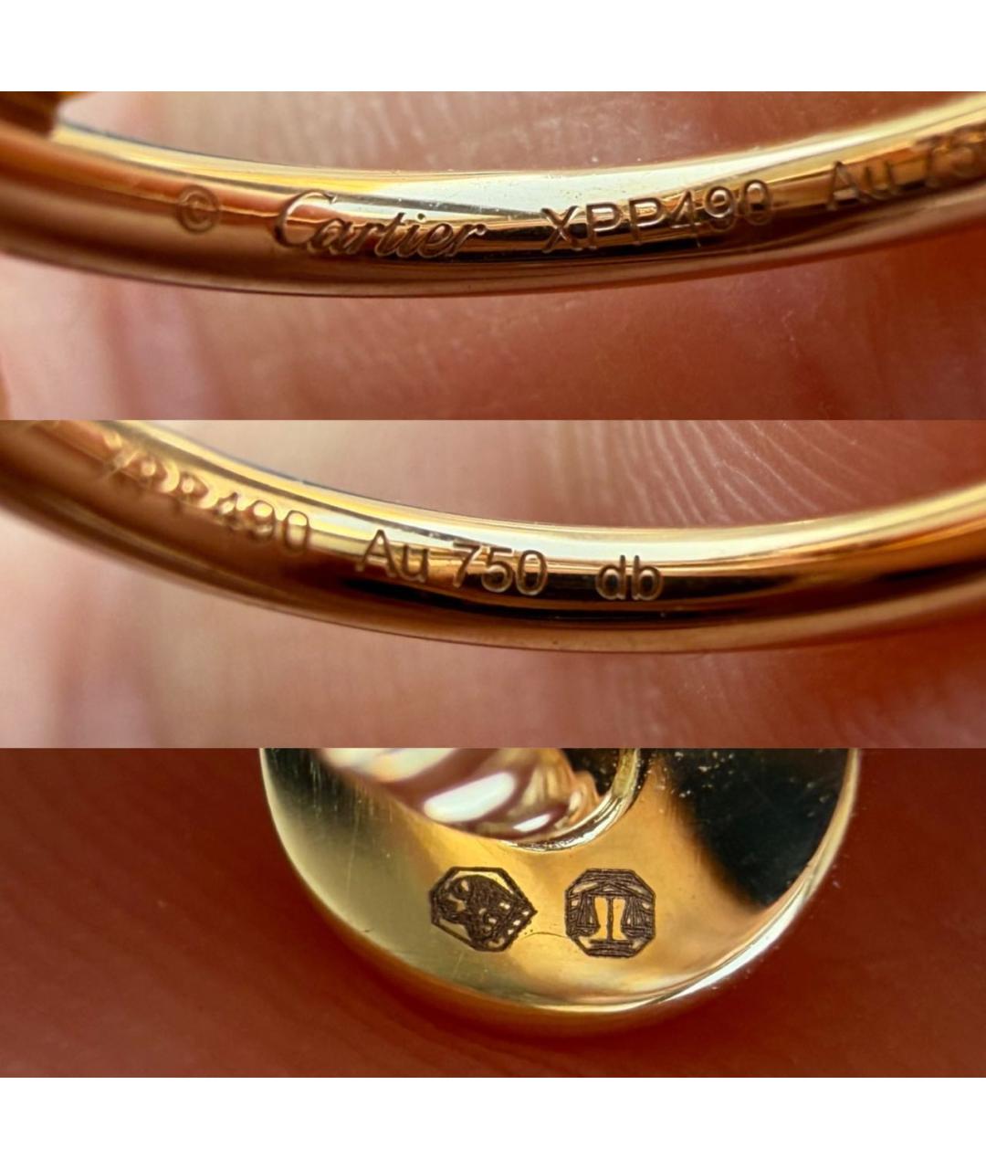 CARTIER Золотые серьги из розового золота, фото 4