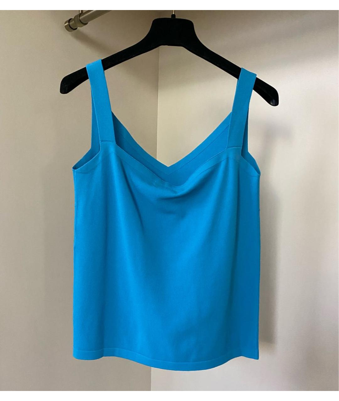 D.EXTERIOR Бирюзовая вискозная майка, фото 6