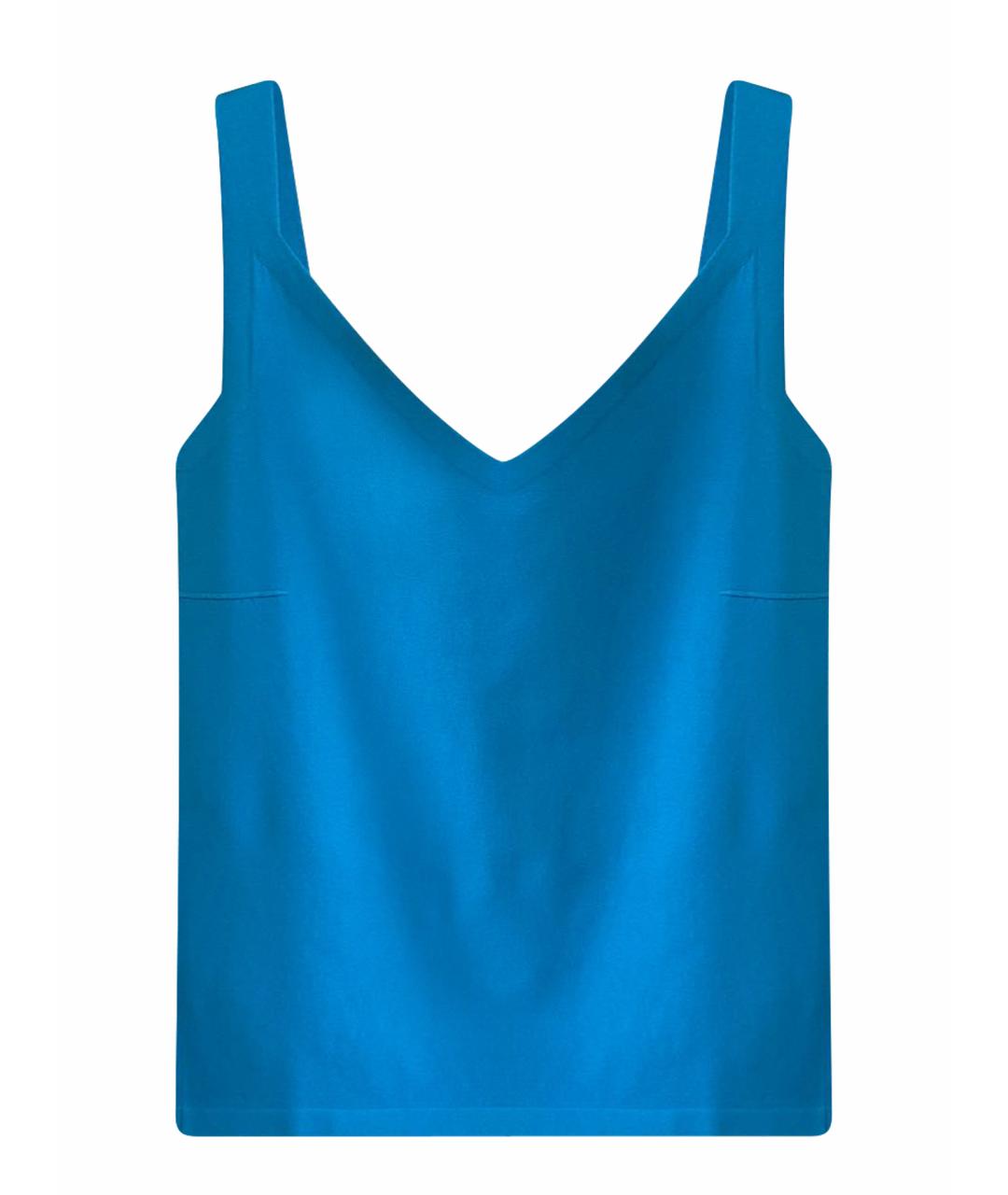 D.EXTERIOR Бирюзовая вискозная майка, фото 1