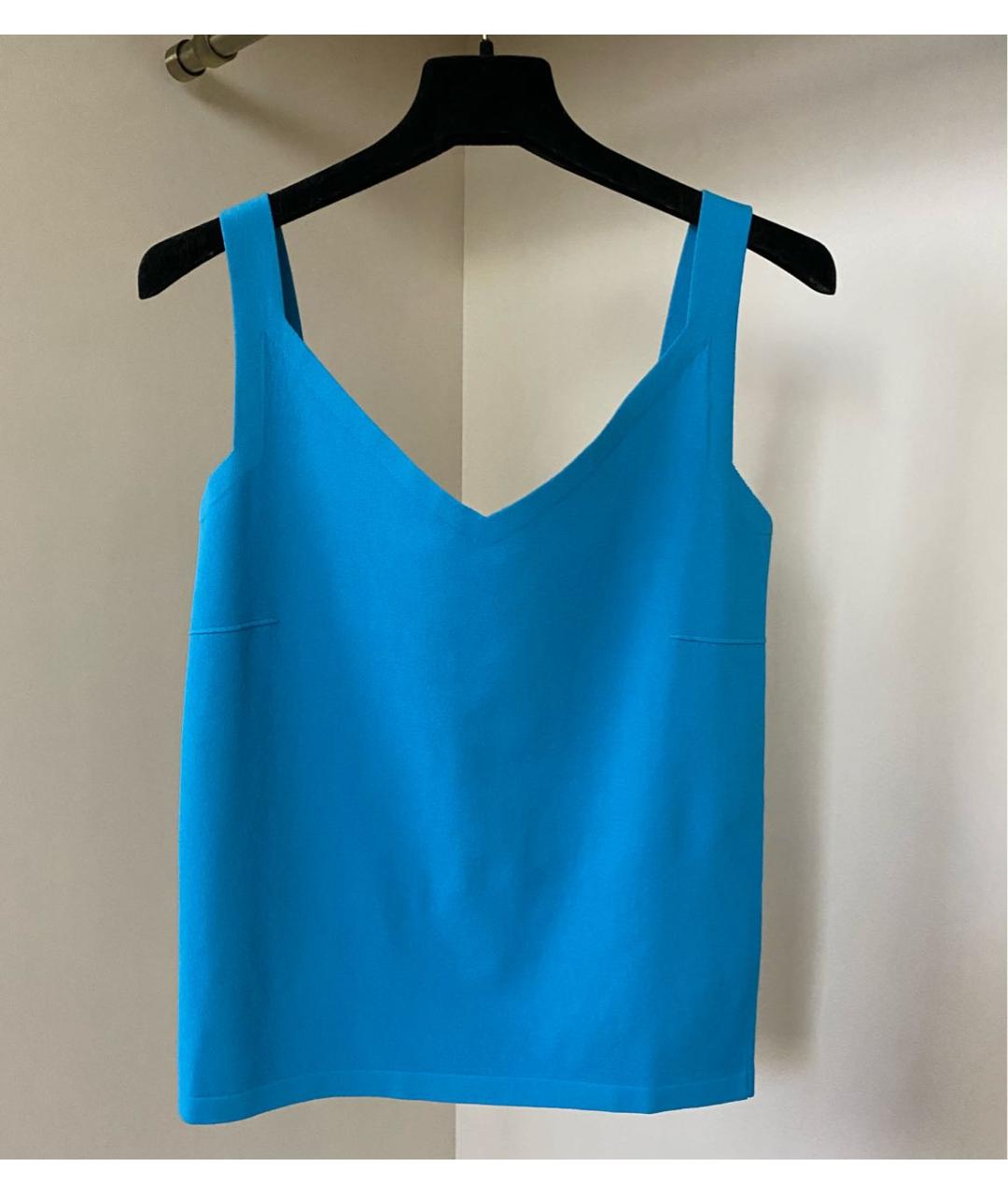 D.EXTERIOR Бирюзовая вискозная майка, фото 9