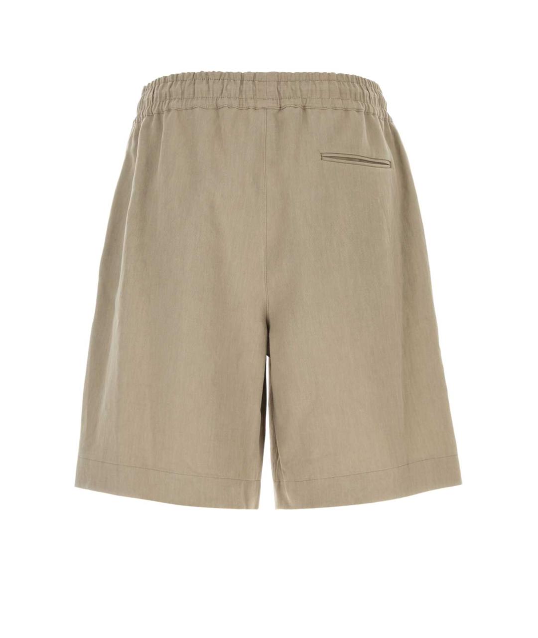 GIORGIO ARMANI Серые льняные шорты, фото 2