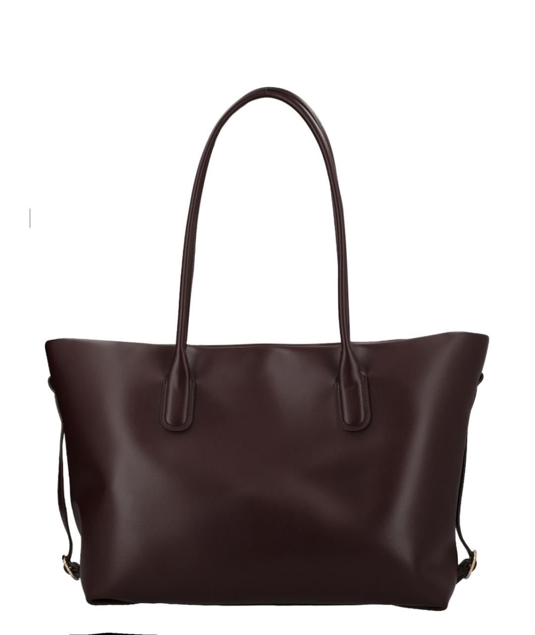 THEMOIRE Коричневая сумка тоут из искусственной кожи, фото 1