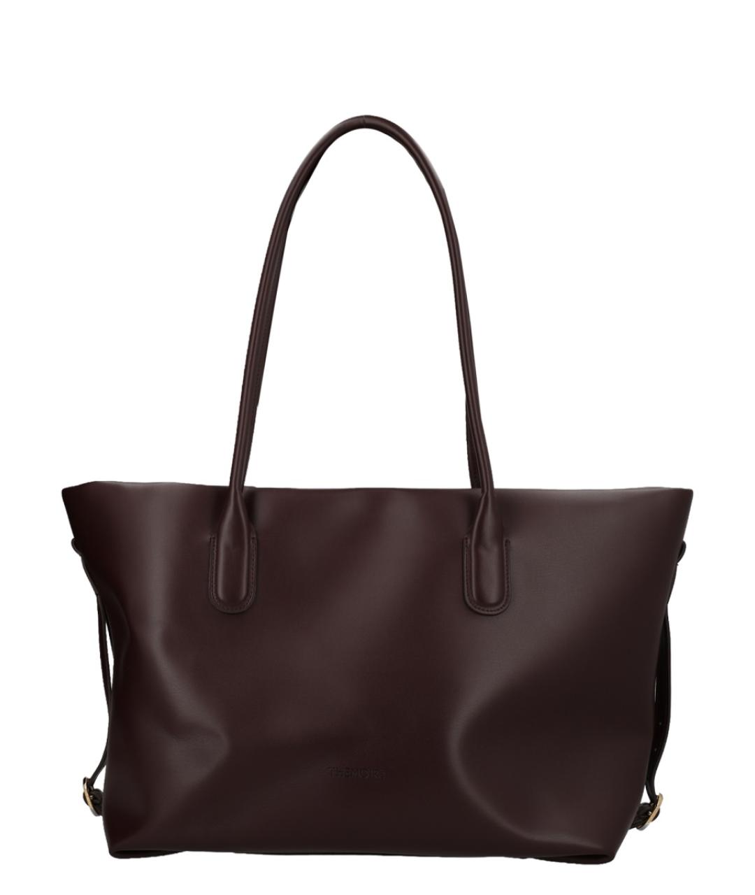 THEMOIRE Коричневая сумка тоут из искусственной кожи, фото 2