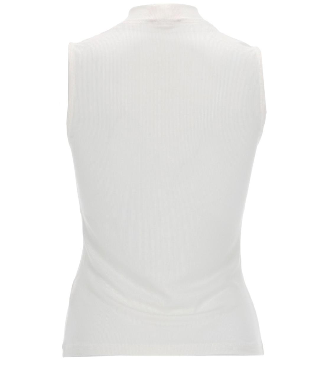 DIESEL Белая вискозная майка, фото 2