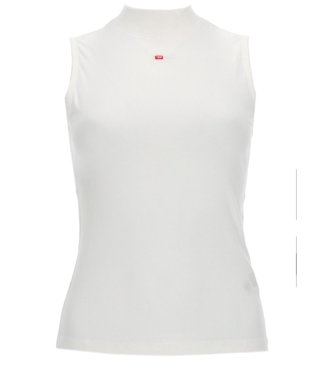 DIESEL Белая вискозная майка, фото 1